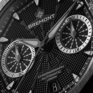 Bremont Supernova Chronograph zoom in cadran