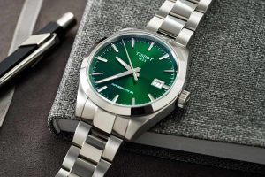 Tissot Gentleman 38mm cadran verde prezentare 2026