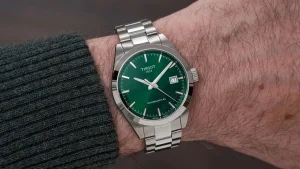 Tissot Gentleman 38mm verde la mână