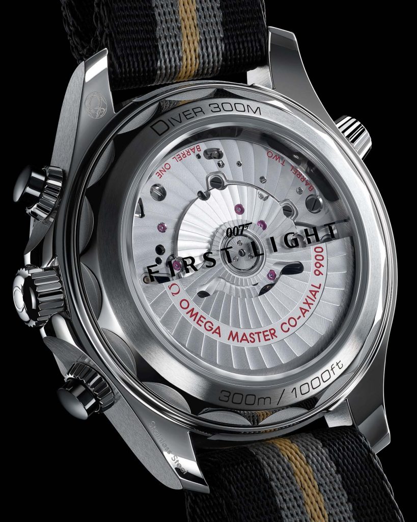 Mecanism Omega Seamaster Diver 300M Chronograph 007 First Light