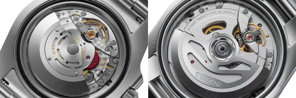 Rolex 3130 vs Tudor MT5602