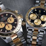 Rolex Cosmograph Daytona vs Tudor Monarch otel si aur