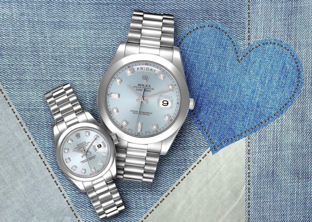 Rolex Platinum Day Date set Valentine's Day