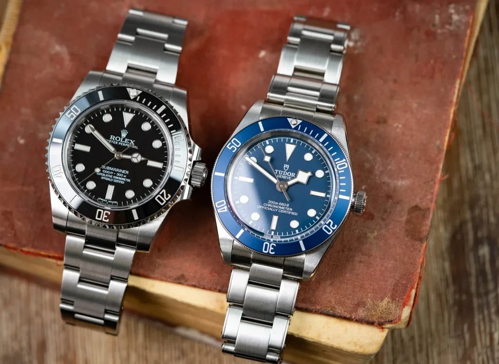 Rolex Submariner si Tudor Black Bay 58