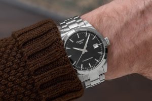 Tissot Gentleman 38mm cadran negru la mână