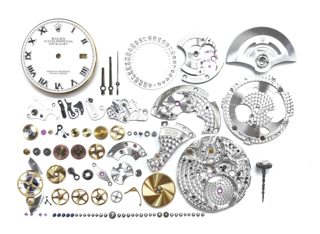 Rolex mecanism 3235 toate piesele