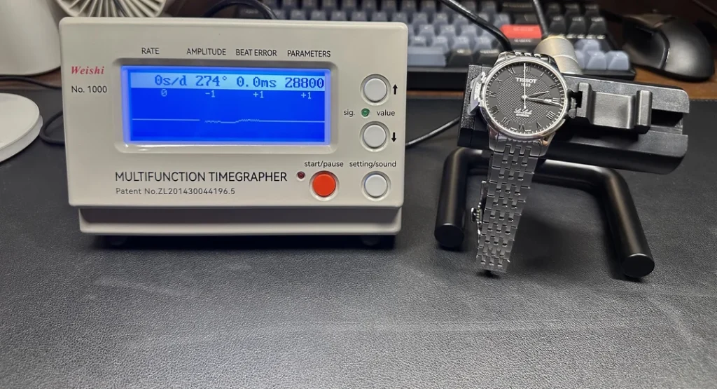 Tissot Le Locle Automatic pus pe timegrapher