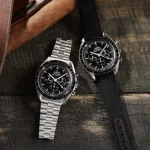 Ceas Omega cu bratara si curea textil