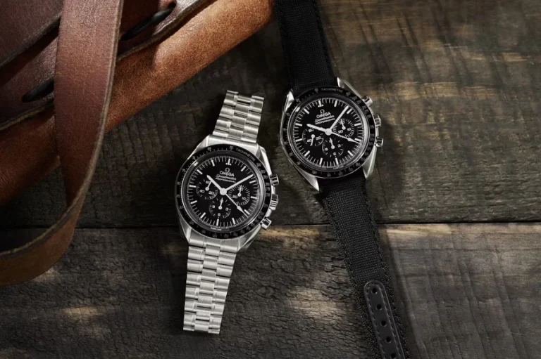 Ceas Omega cu bratara si curea textil