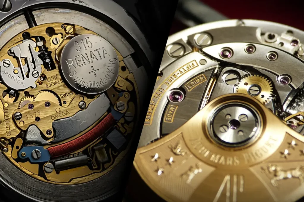 Mecanism quartz automatic