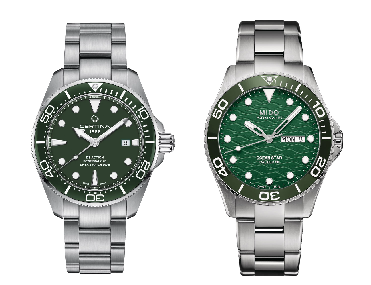 Certina DS Action Diver 43mm sau Mido Ocean Star 200C