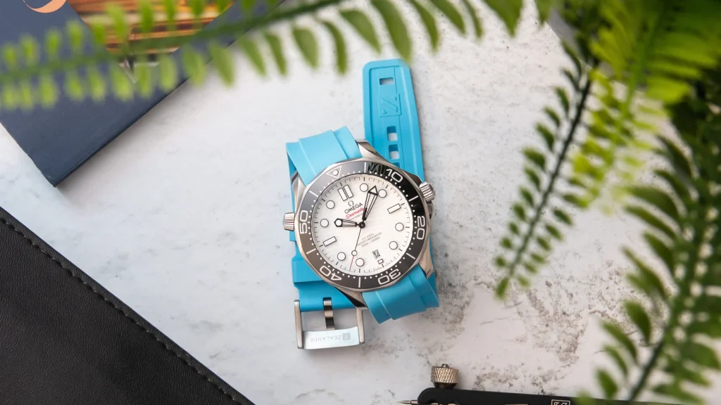 Omega Seamaster curea de cauciuc vara