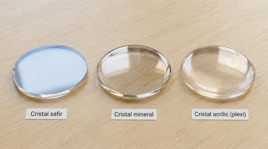 Cristal safir, cristal mineral, cristal acrilic (plexi)