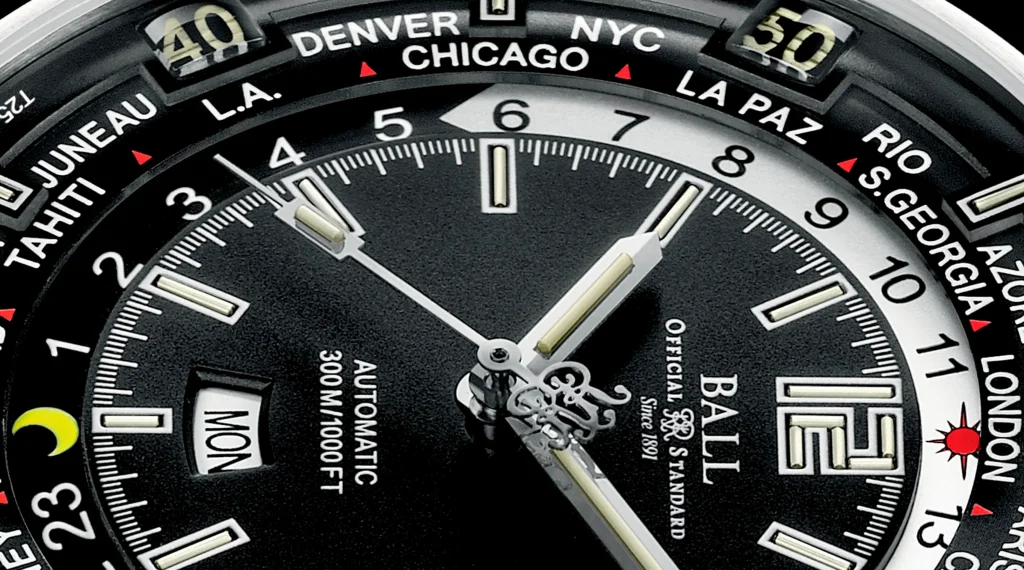 Ball cadran ceas GMT