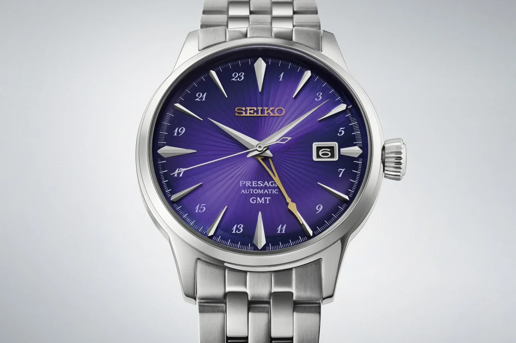 Presage Cocktail Time GMT Edo Purple, referința HCB006