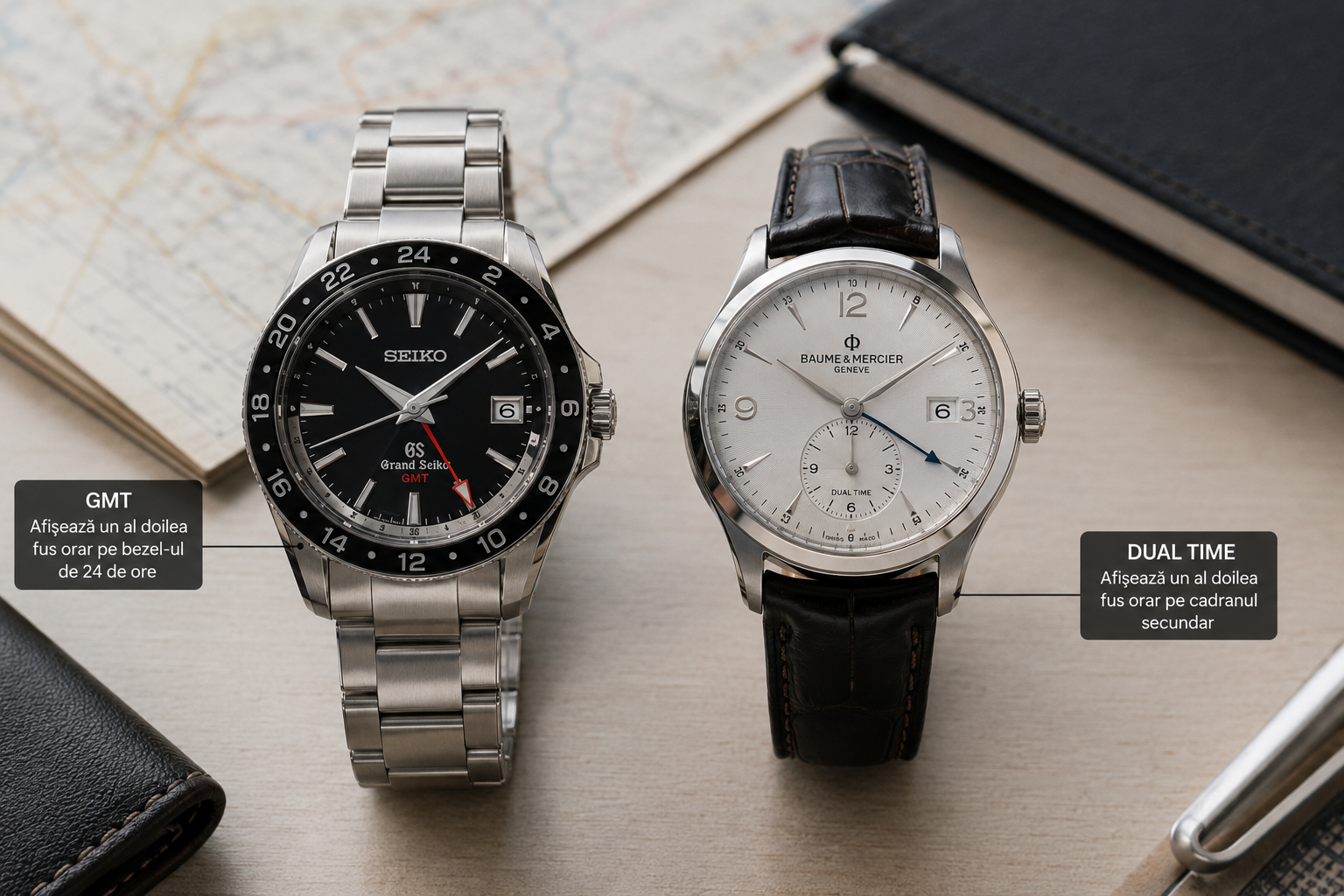 GMT sau Dual Time: complicații diferite, des confundate una cu alta