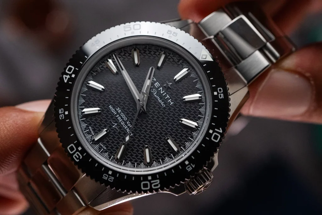 Zenith Chronomaster Solo Sport cadran negru