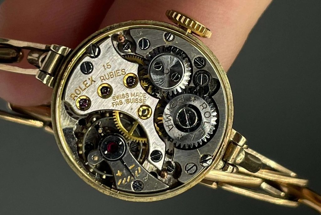 Mecanism vintage Rolex 15 rubine